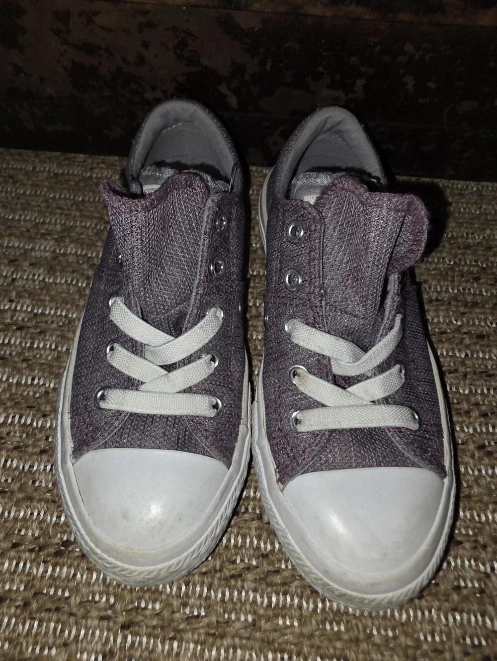 Converse All Star Double Tongue Purple Size 12
